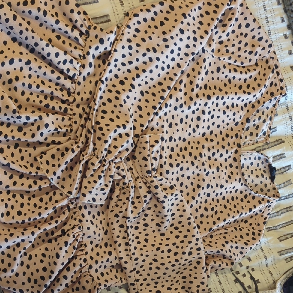 Polka Dot Ruffle Dress